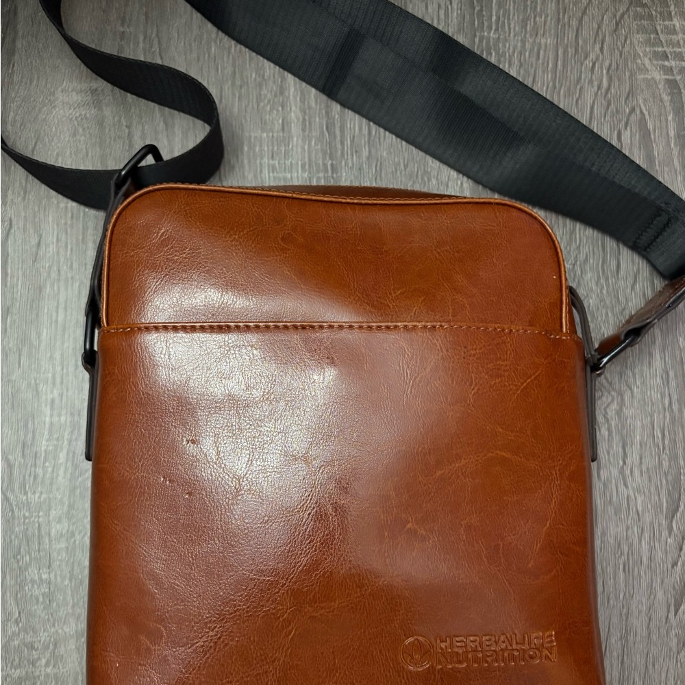 Brown Leather Crossbody Bag
